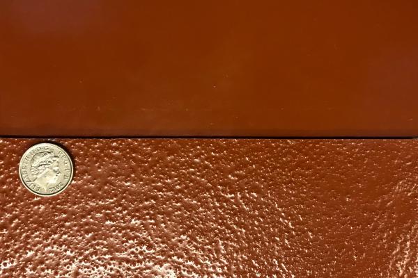 Coatings - textured vs smooth finish